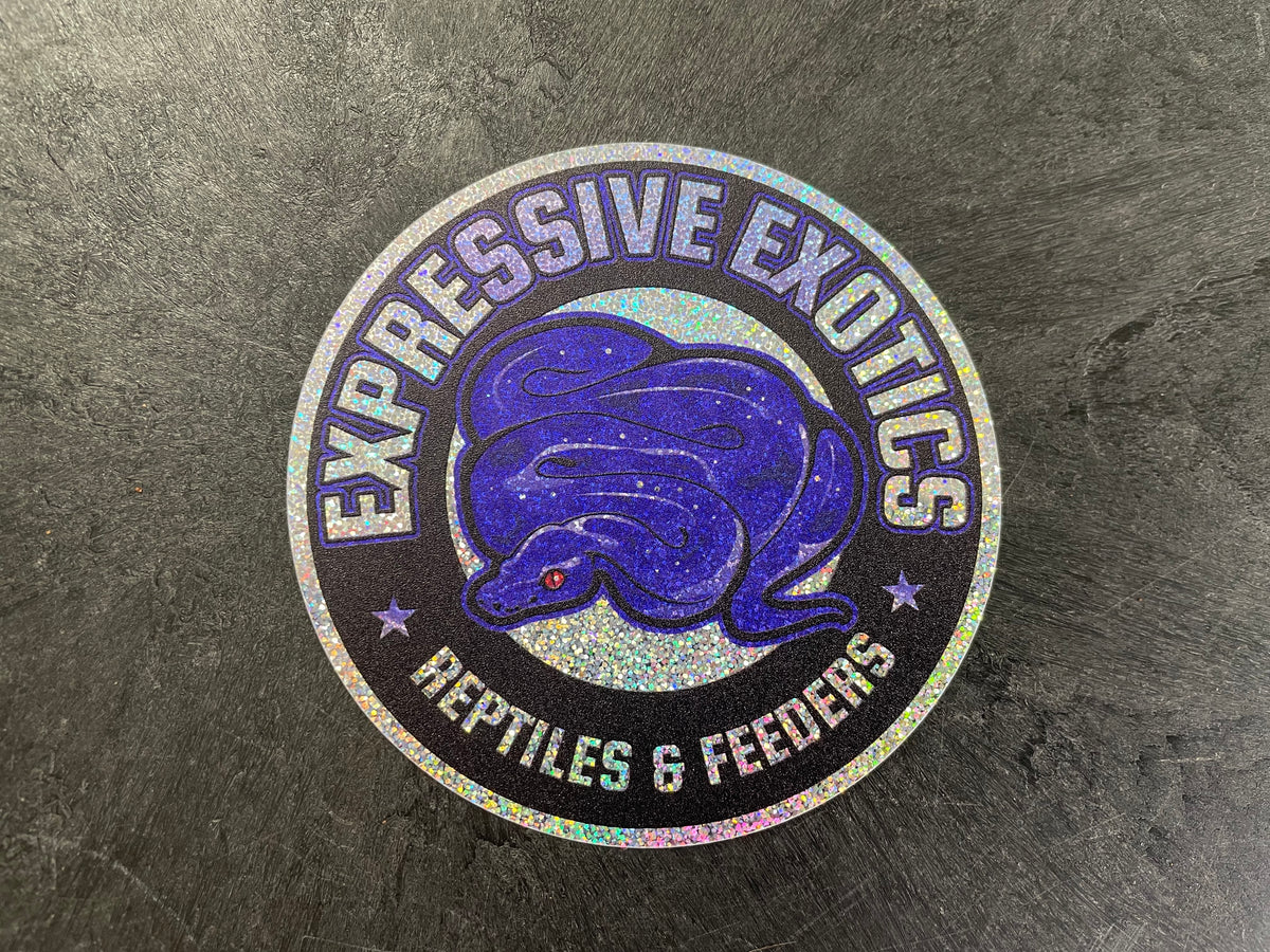 Glitter Sticker – Expressive Exotics Reptiles & Feeders